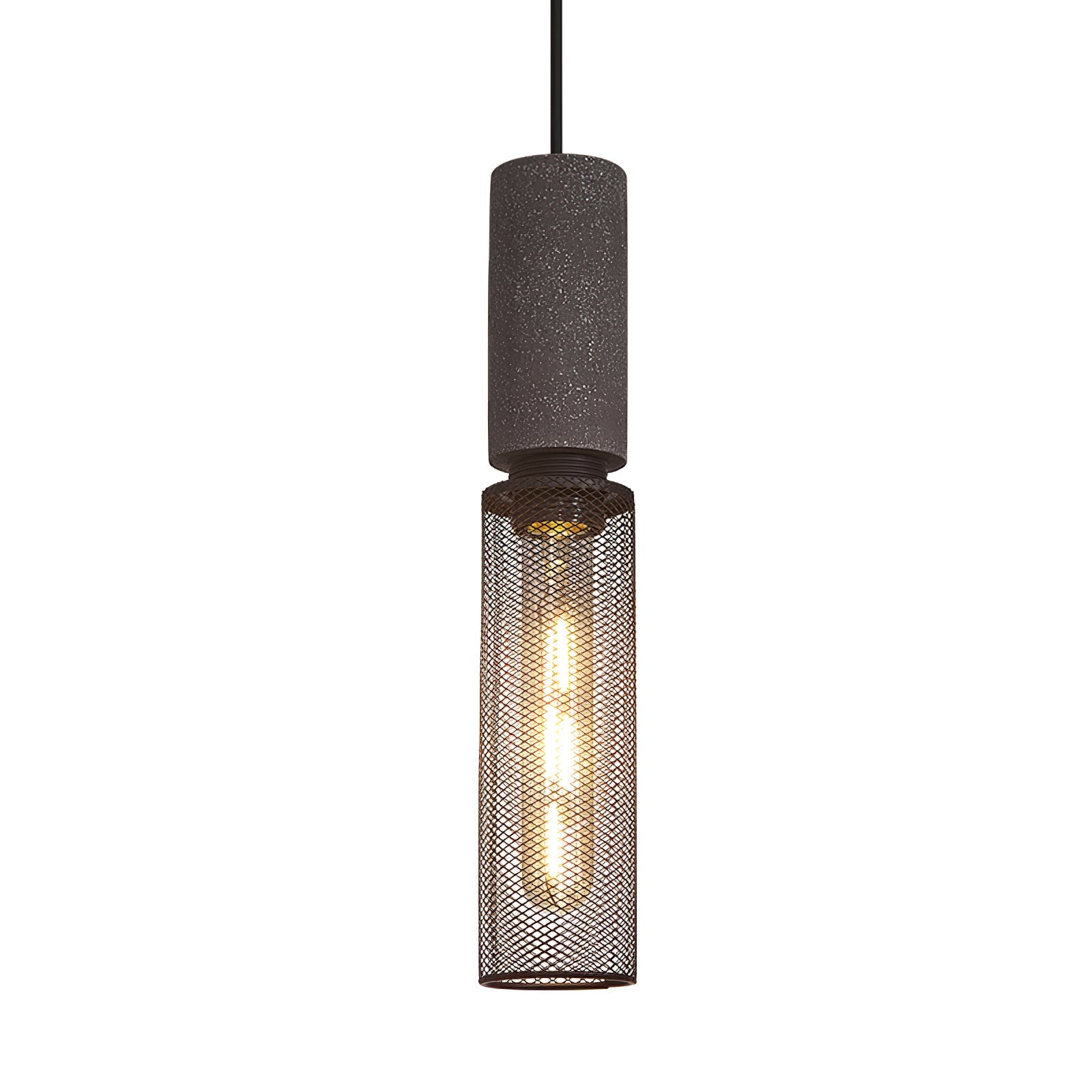 Minimalist Concrete Pendant Light Modern Industrial Home Décor