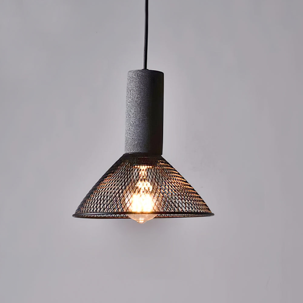 Minimalist Concrete Pendant Light Modern Industrial Home Décor