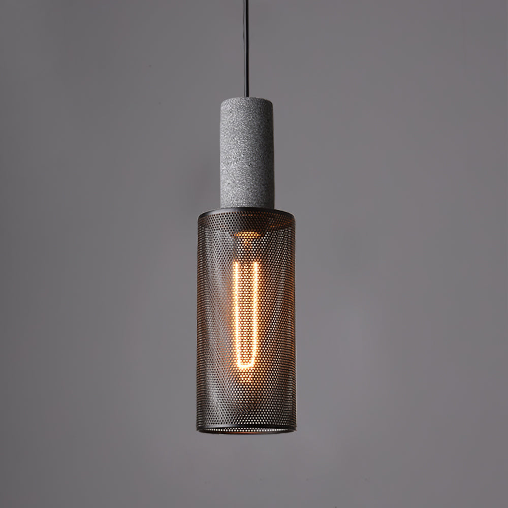 Minimalist Concrete Pendant Light Modern Industrial Home Décor