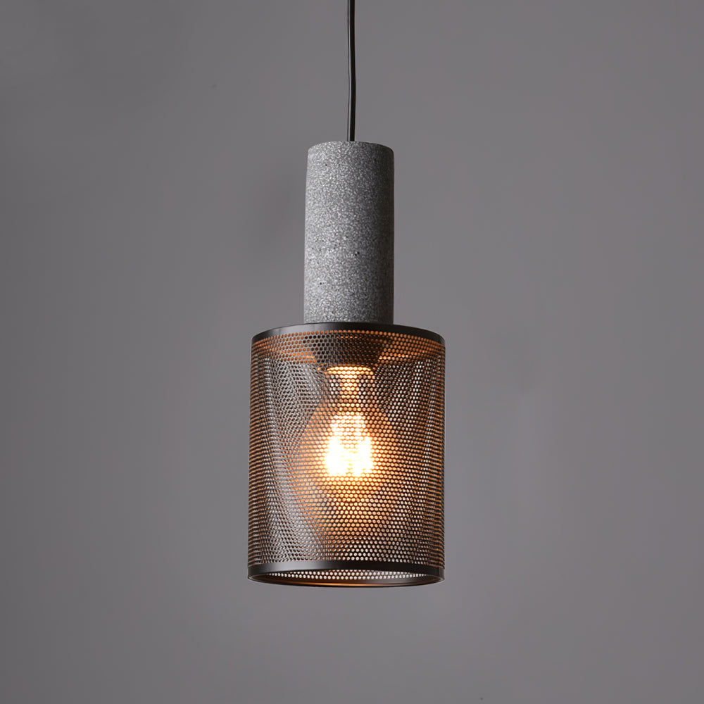 Minimalist Concrete Pendant Light Modern Industrial Home Décor