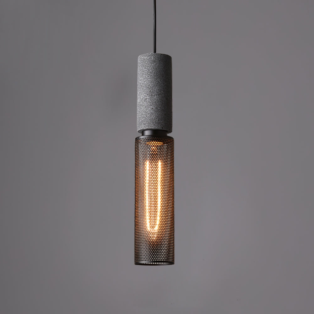 Minimalist Concrete Pendant Light Modern Industrial Home Décor