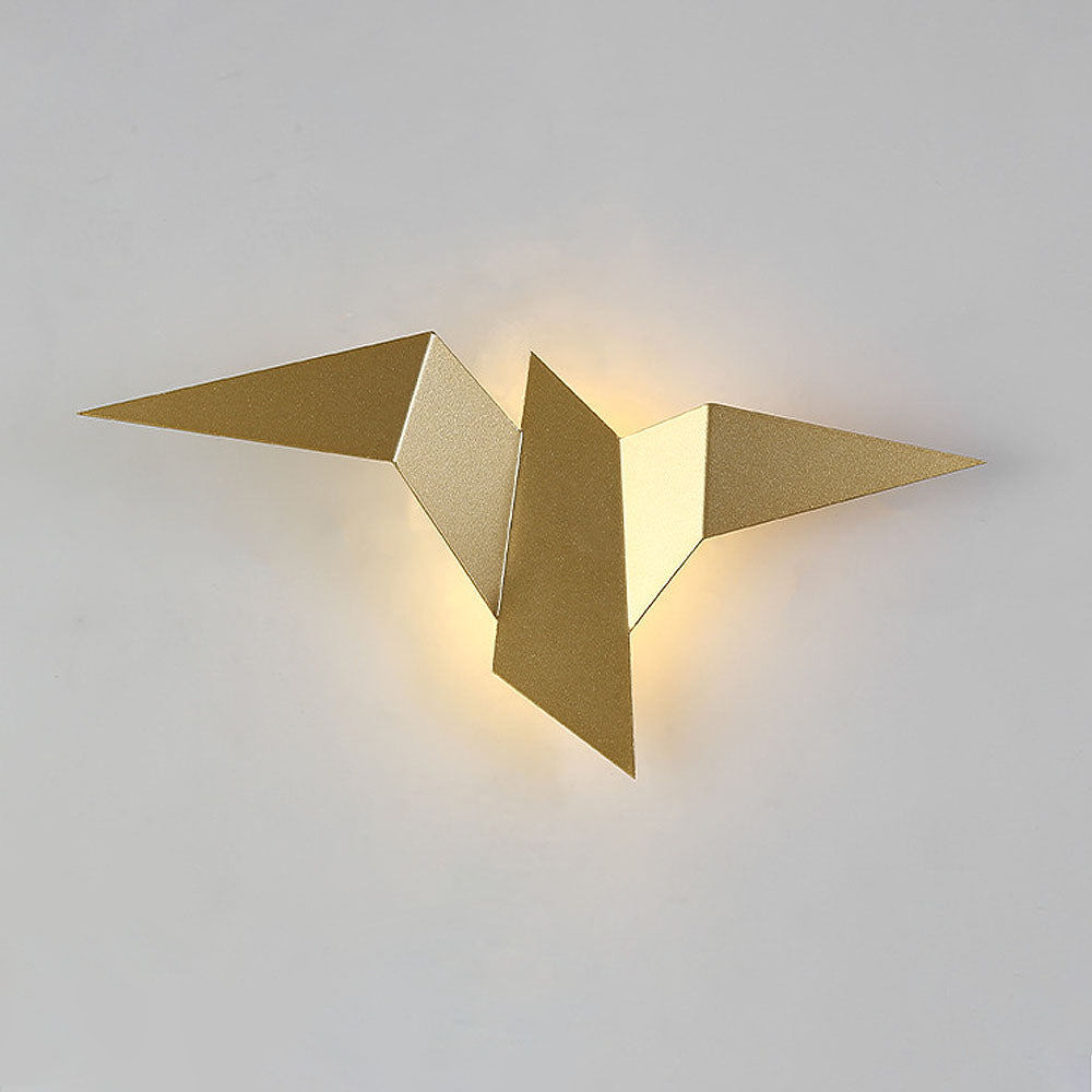 Creatieve vogel wandlamp van ijzer – Artistiek accent voor je interieur
