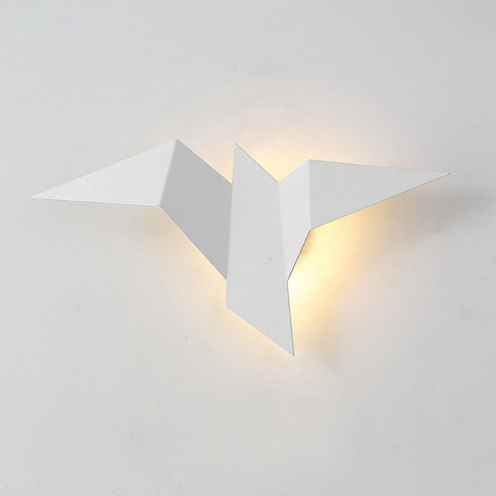 Creatieve vogel wandlamp van ijzer – Artistiek accent voor je interieur