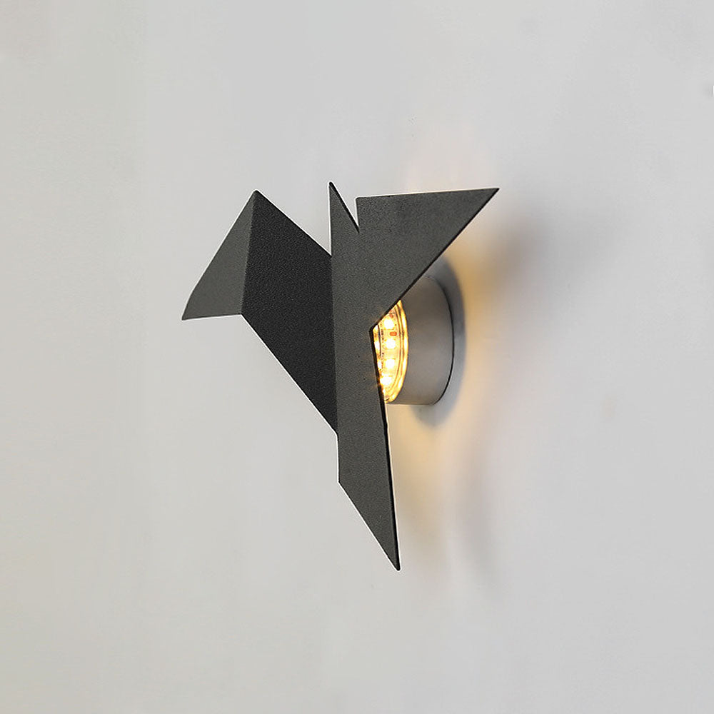 Creatieve vogel wandlamp van ijzer – Artistiek accent voor je interieur