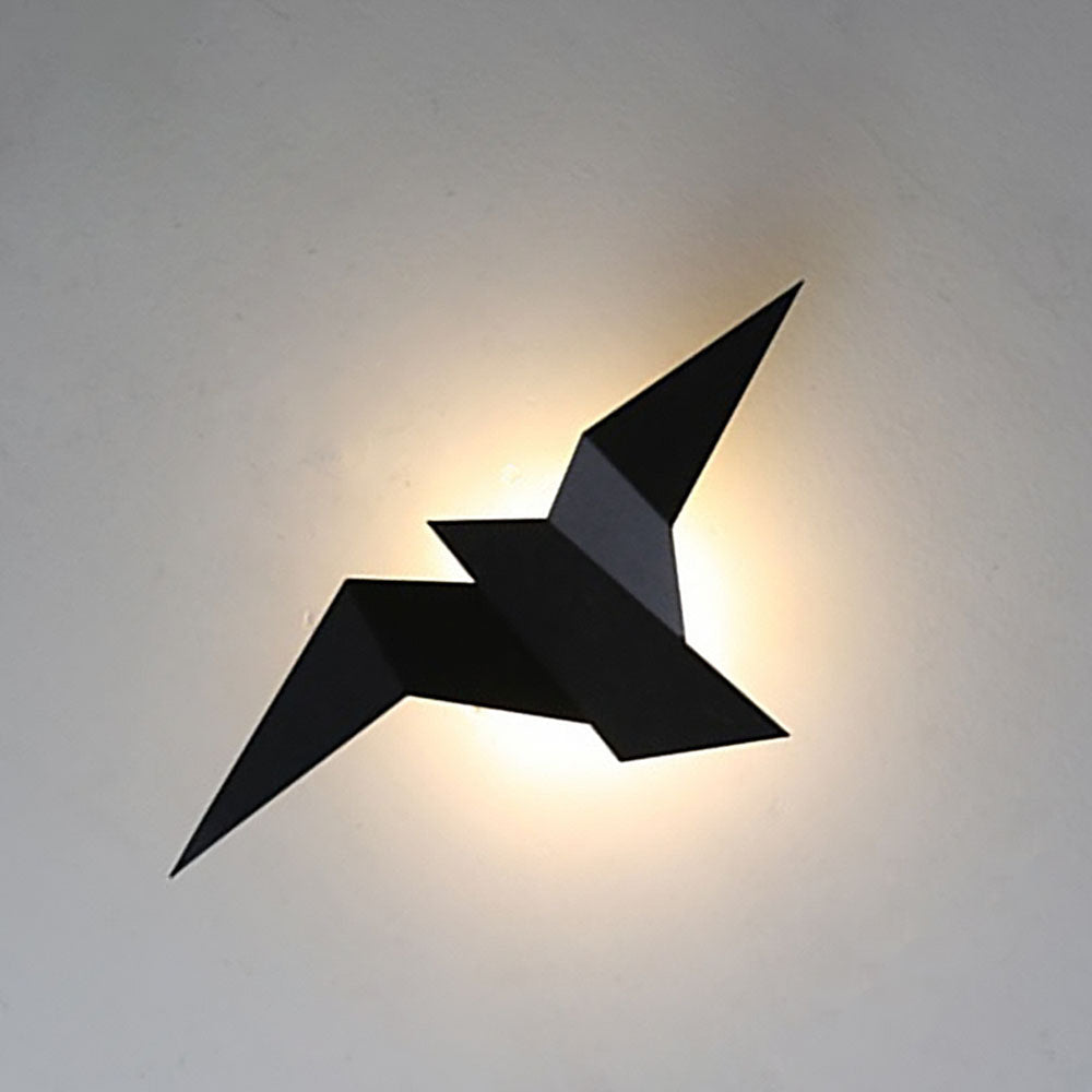 Creatieve vogel wandlamp van ijzer – Artistiek accent voor je interieur