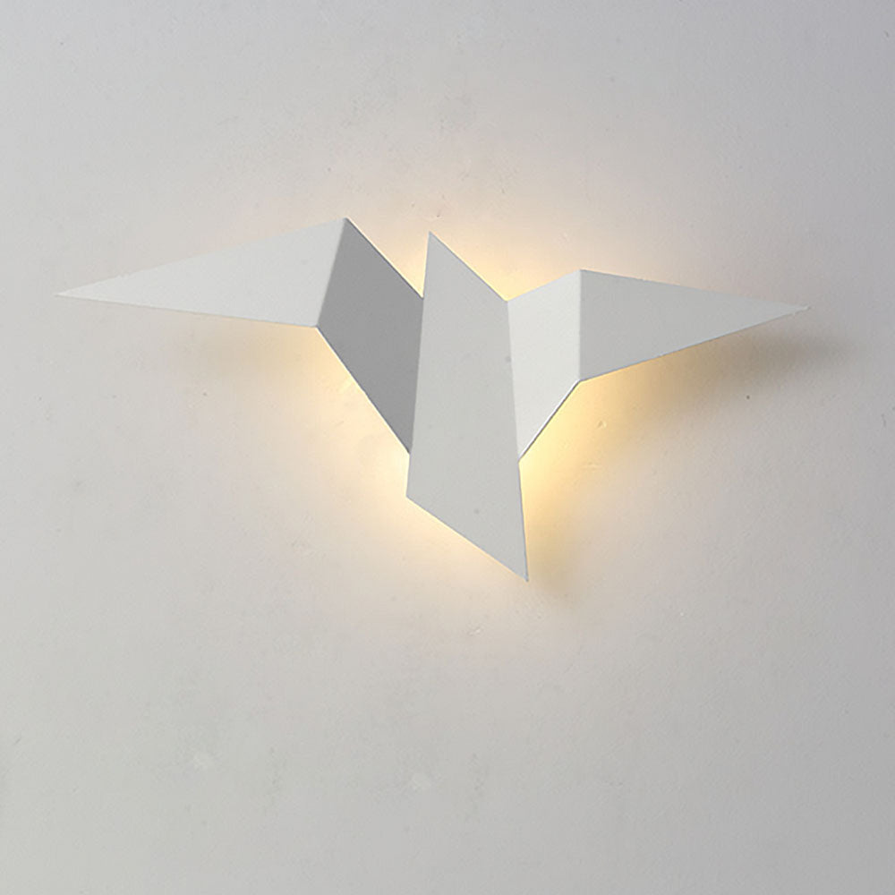 Creatieve vogel wandlamp van ijzer – Artistiek accent voor je interieur