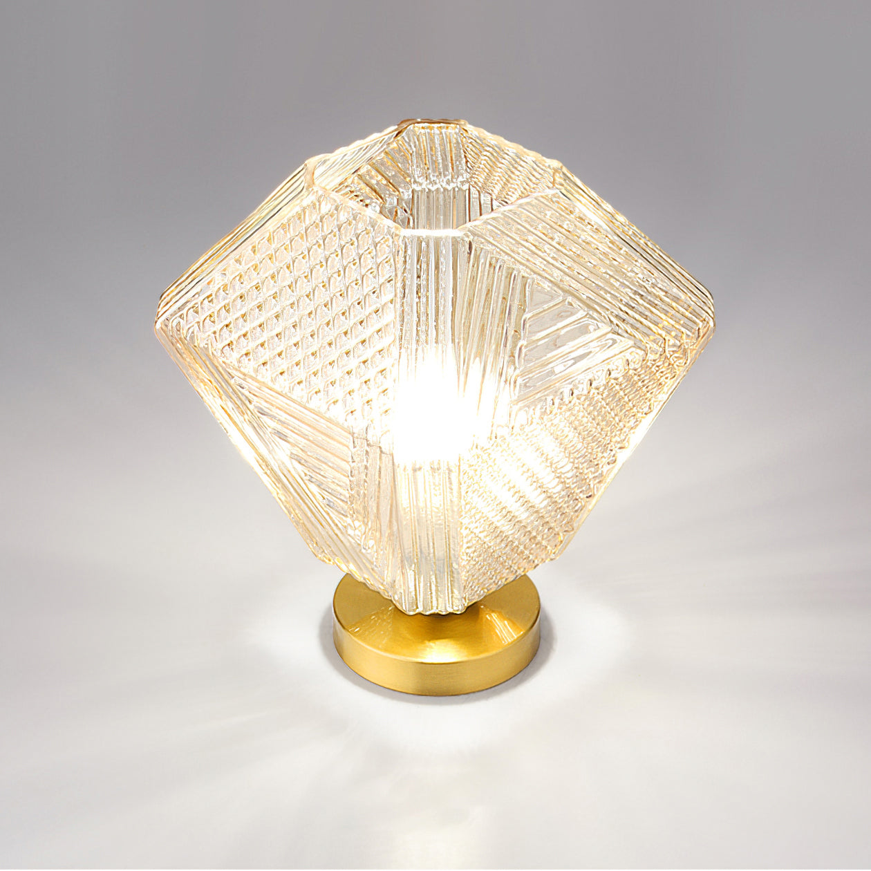 Vintage Diamond Cut Ceiling Light Luxury Art Deco Style