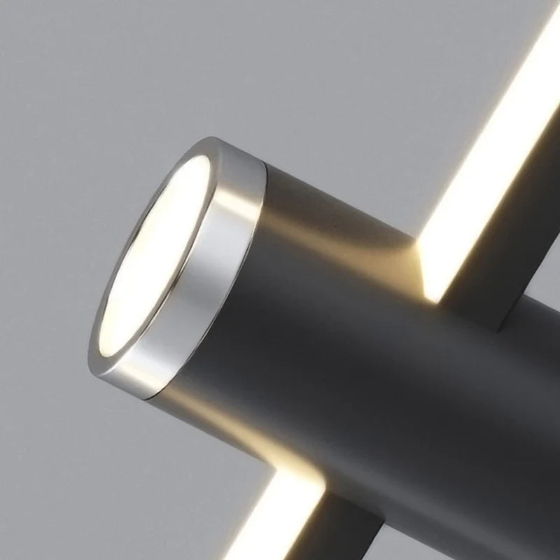 Lineaire gloed hanglamp voor boven de eettafel