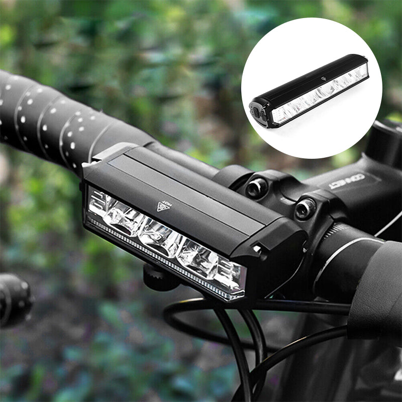 LED bike light with wide beam angle