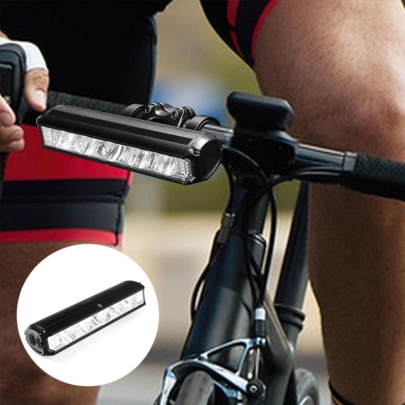 LED bike light with wide beam angle