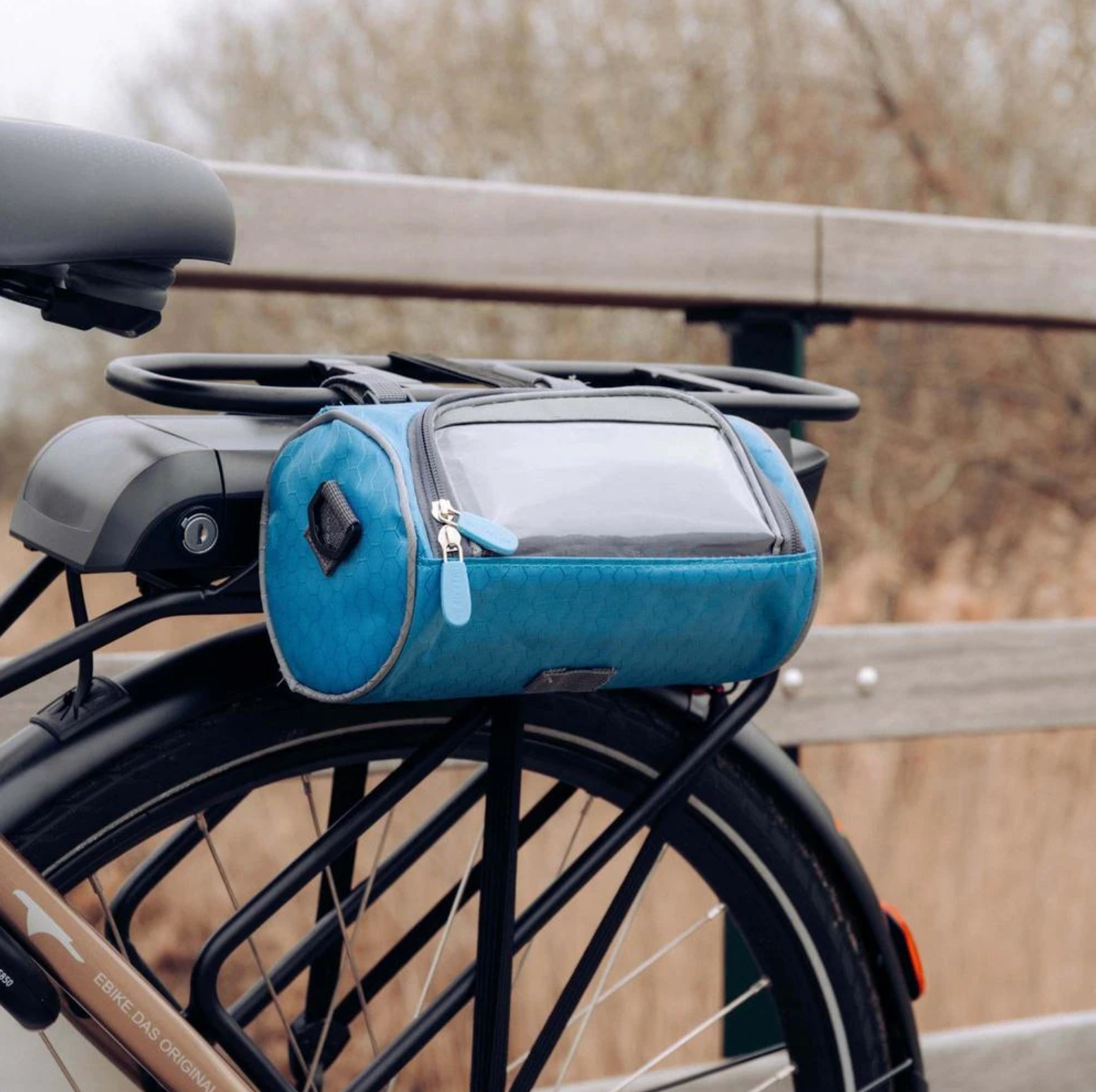 Bicycle Phone Holder Bag – Touchscreen Window & Multifunctional Design