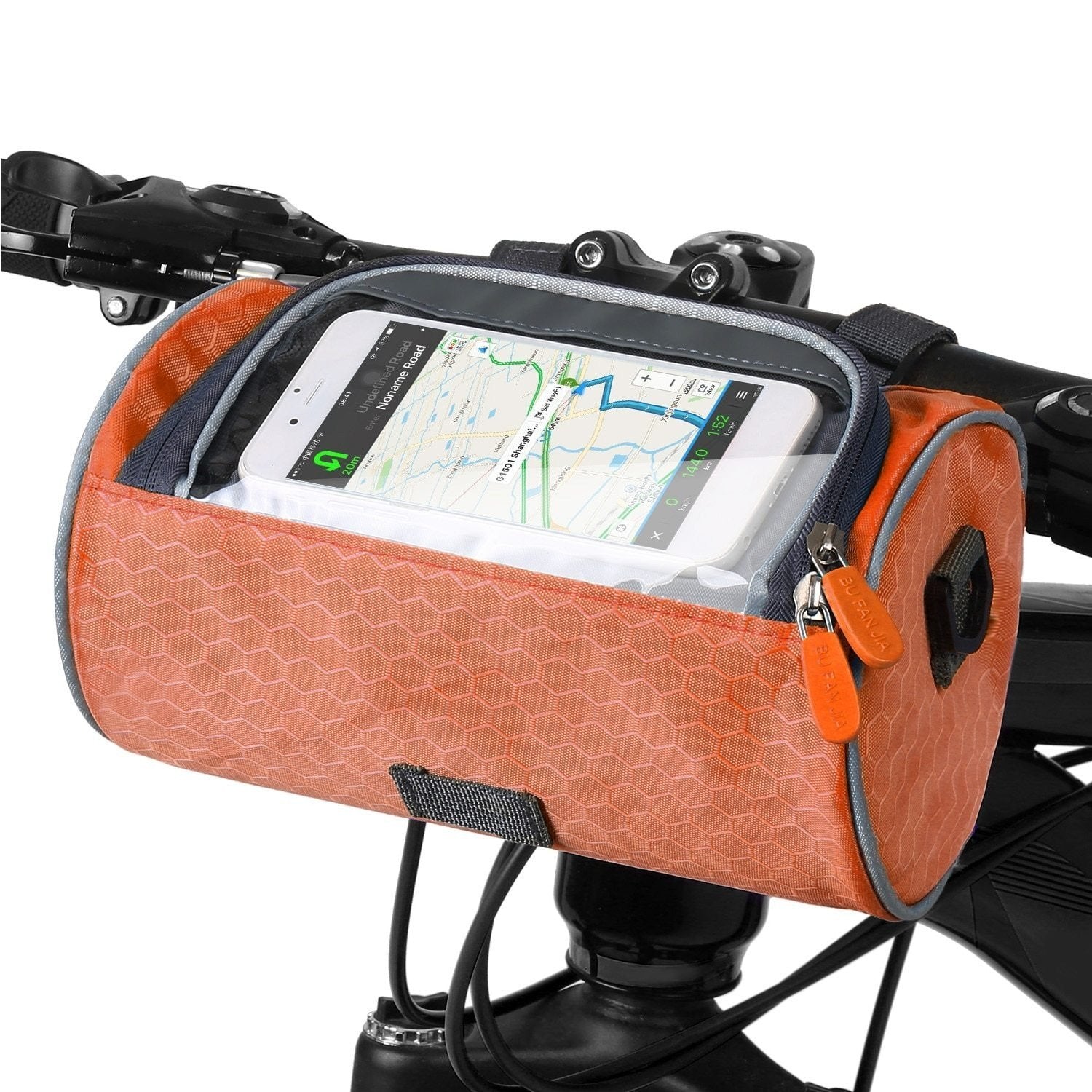 Bicycle Phone Holder Bag – Touchscreen Window & Multifunctional Design