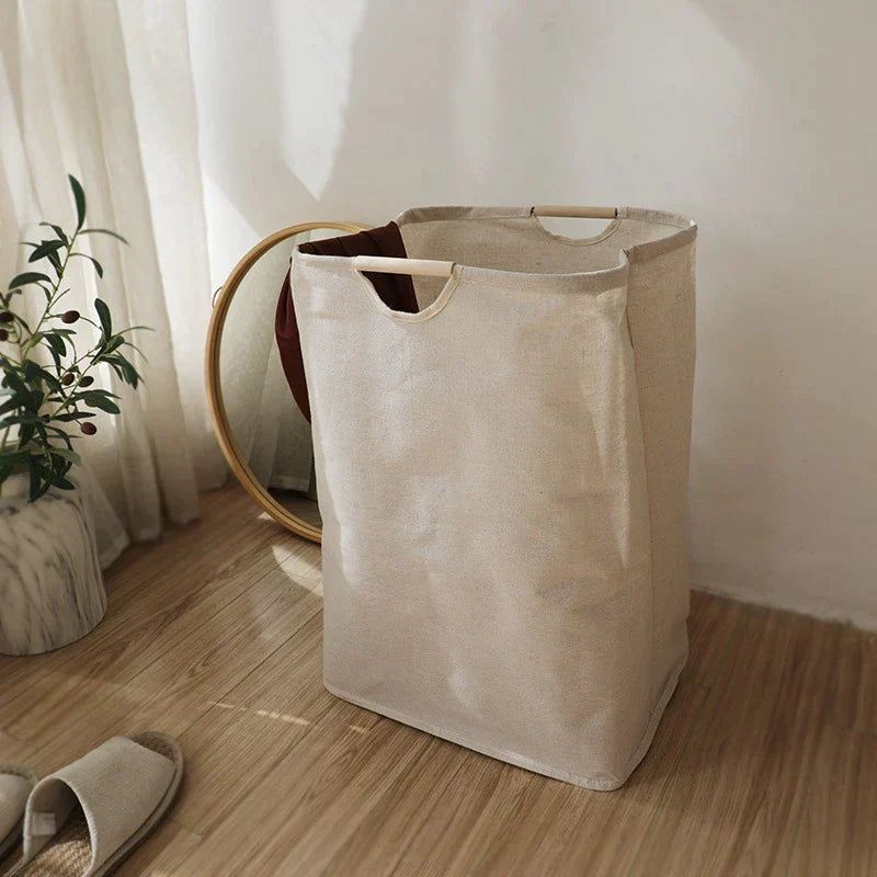 Opvouwbare wasmand in Japans ontwerp