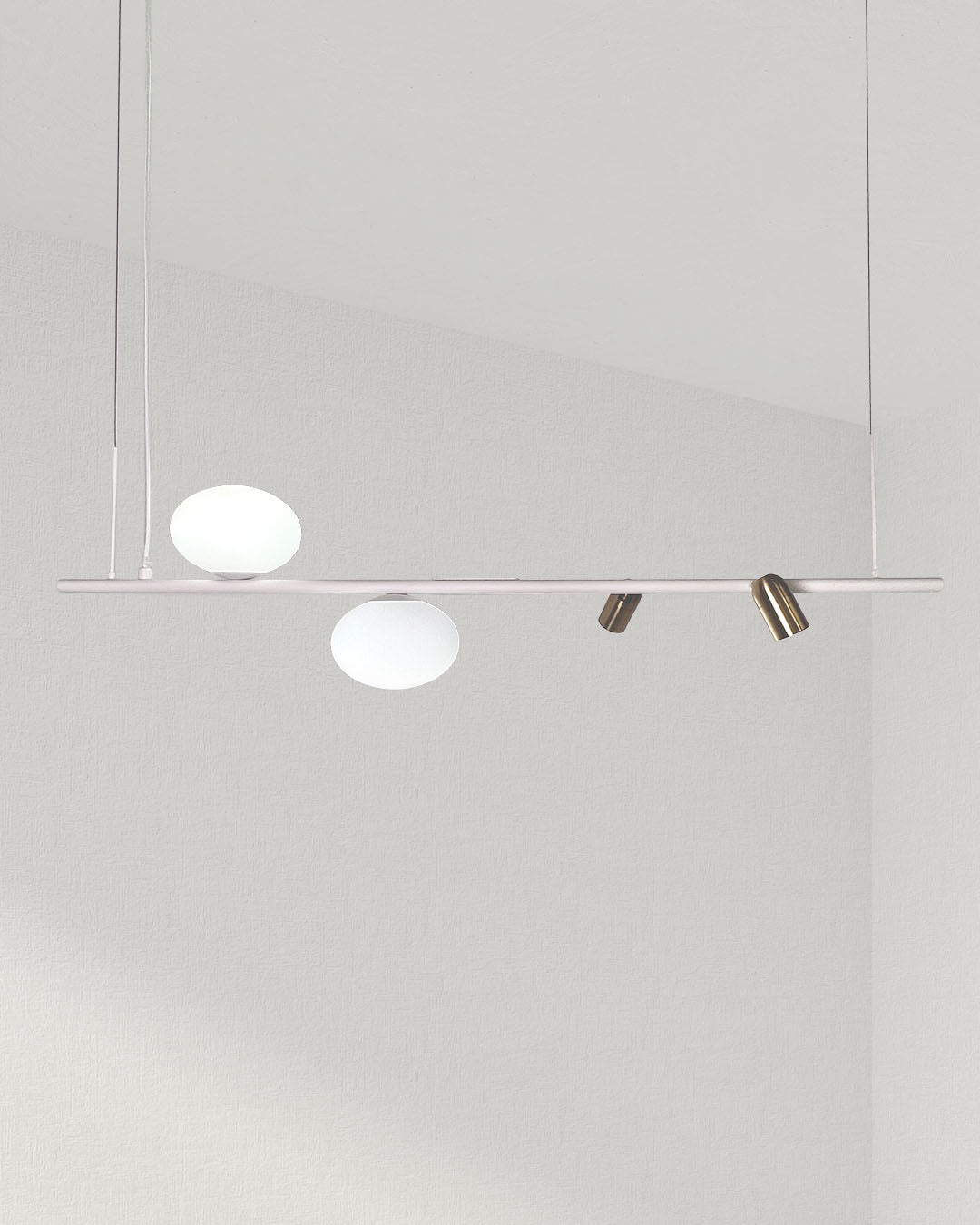 Fuji pendant lamp with double light effect