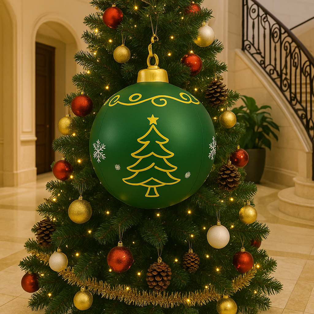 Large LED Holiday Light Ornament for Winter Home and Garden Decor