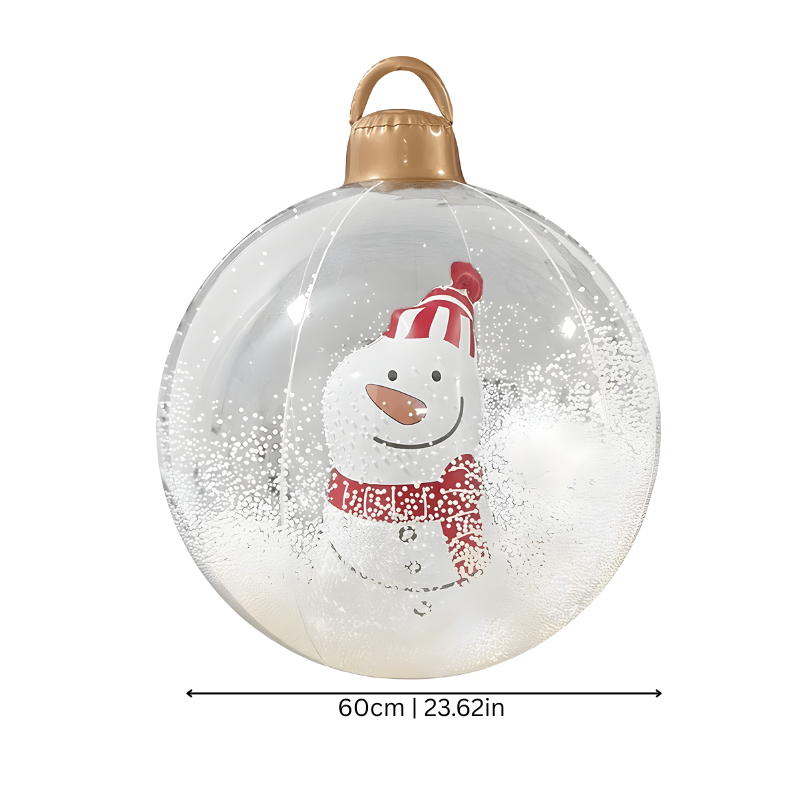 Large LED Holiday Light Ornament for Winter Home and Garden Decor