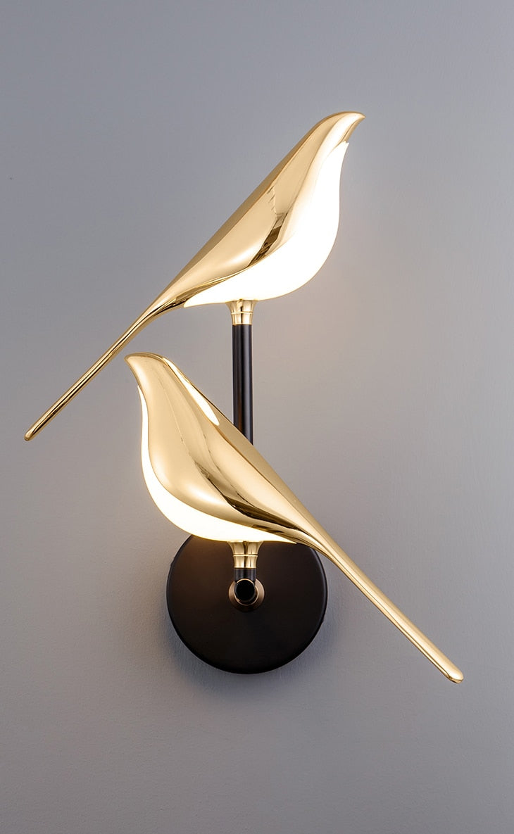 LumiVogel wall lamp bird shape