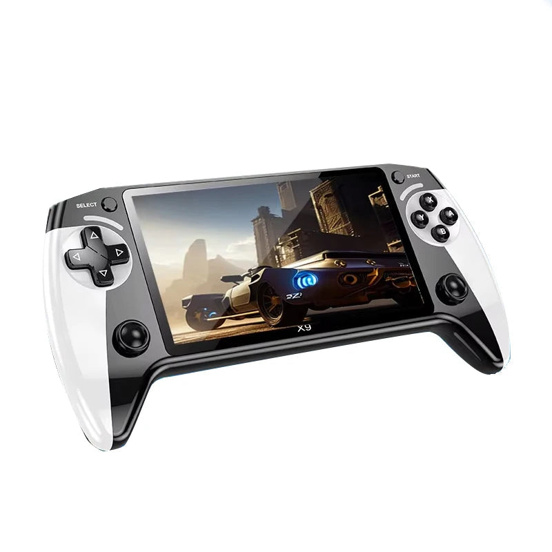Portable game console with color screen and retro games
