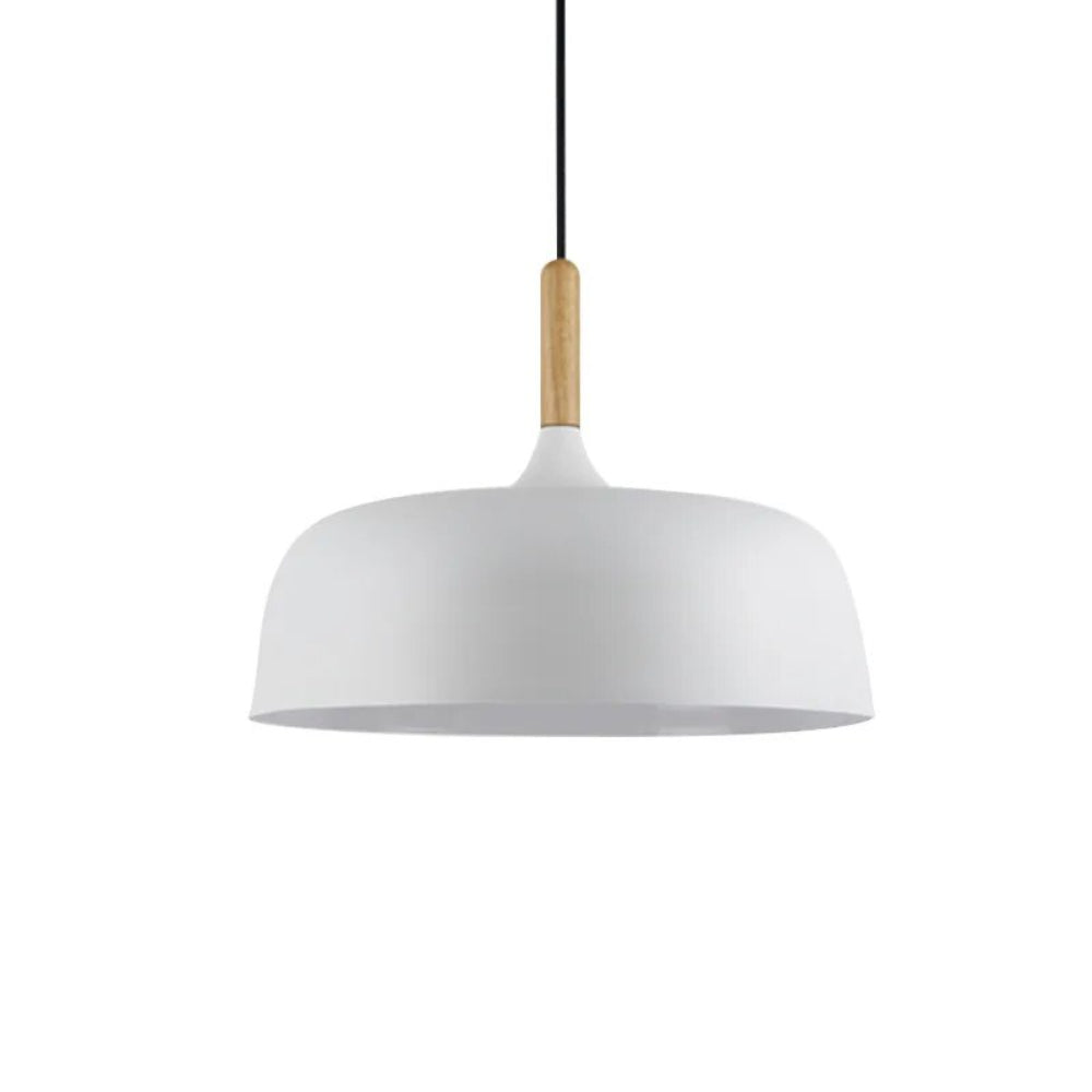 Modern LED Pendant Light – Black Dome Shade