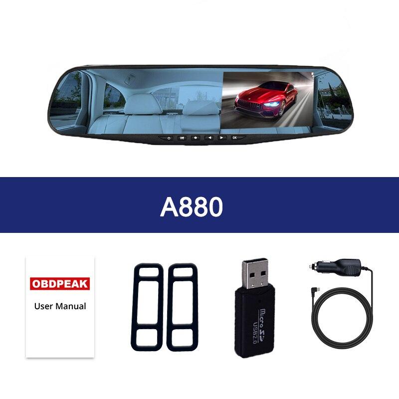 Dual Lens Car Dash Cam Front Rear Recording HD 1080P Safety System