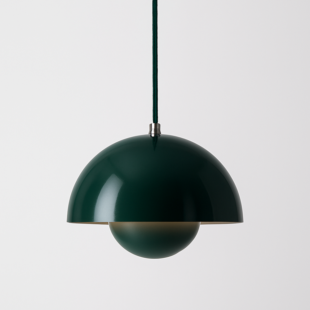 Half-Circle Colorful Modern Scandinavian Pendant Light for Dining & Living Room
