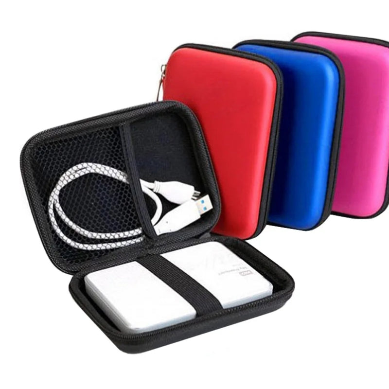 External Hard Drive Carry Case Protective Portable Storage Pouch