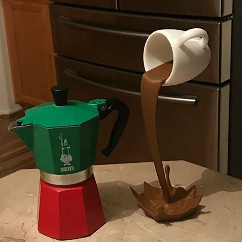 Mochamotion zwevende koffiebeeld