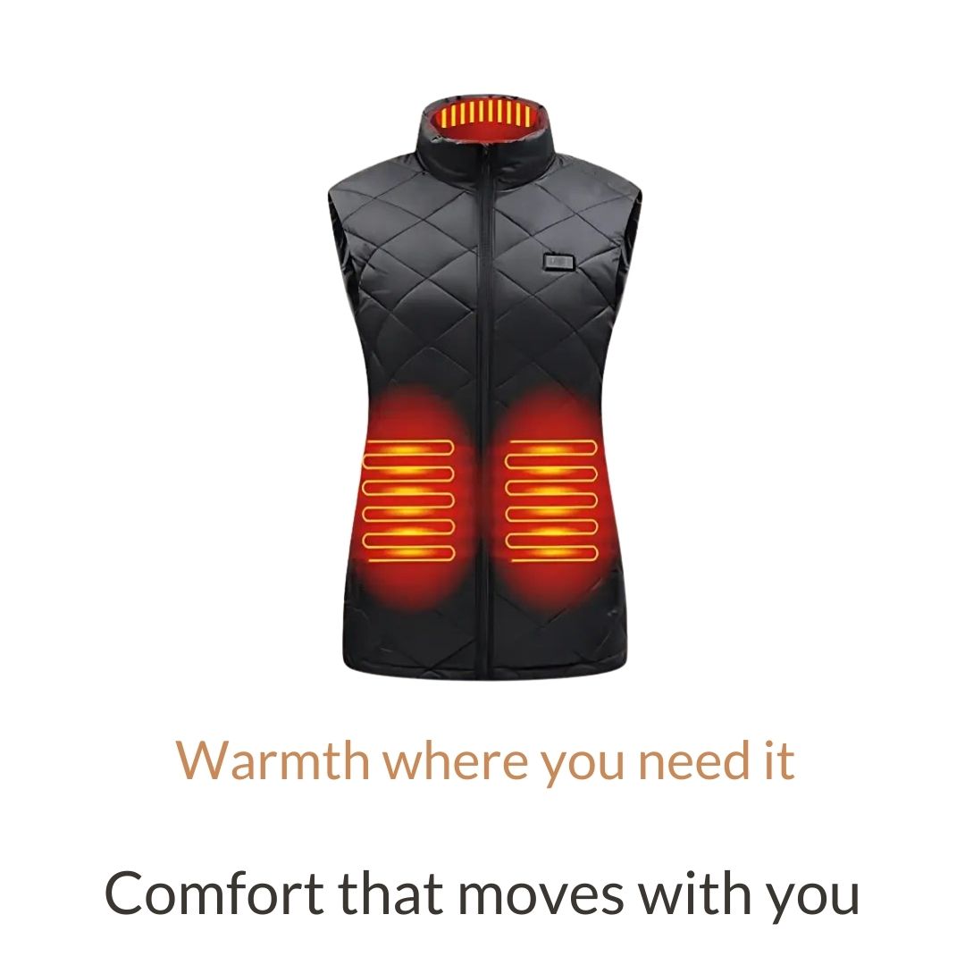 Women’s Heated Gilet Electric Heated Vest for Outdoor Use