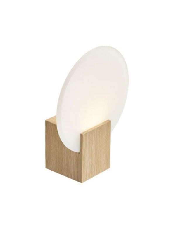 Hester wall lamp with frosted glass and dimming function