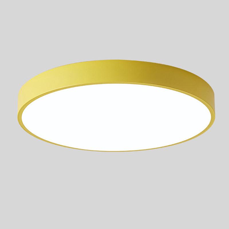 Minimalist Modern Round LED Flush Ceiling Light