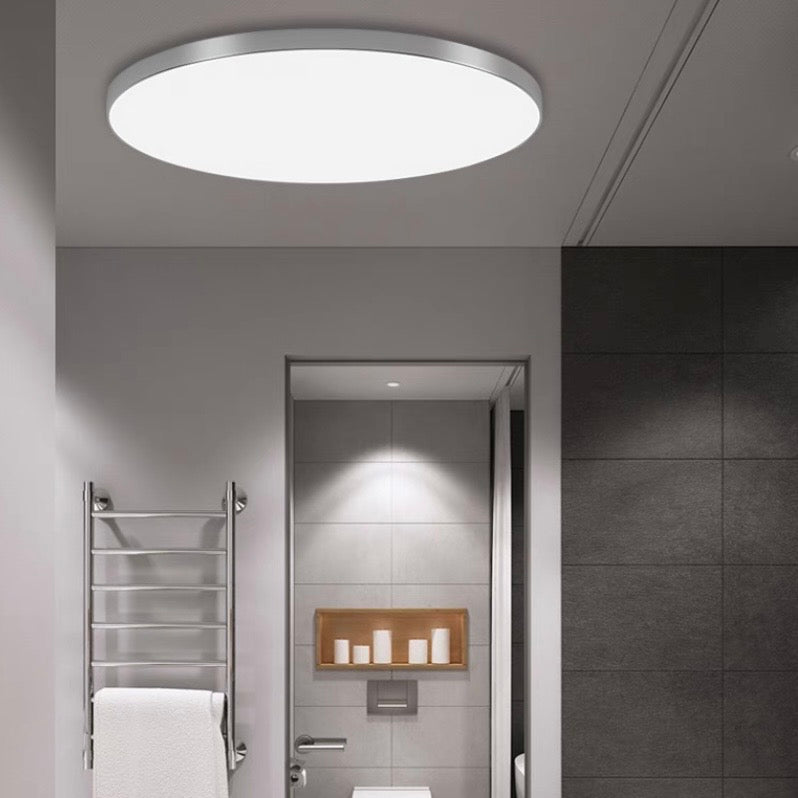 Sleek modern round LED ceiling lamp for elegant living room lighting