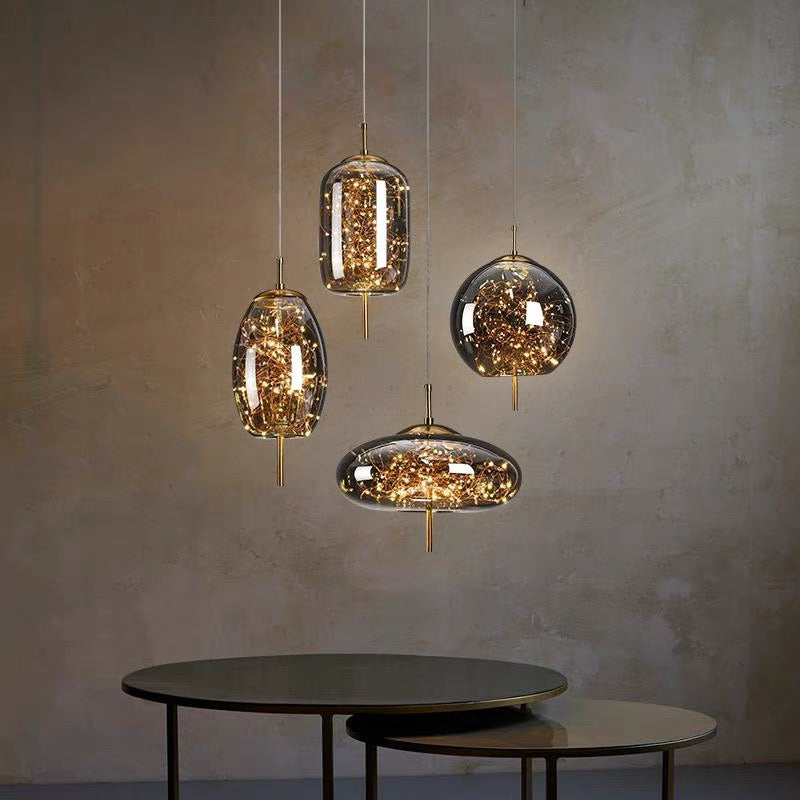 Pendant Light Glass Modern LED Ceiling Lamp