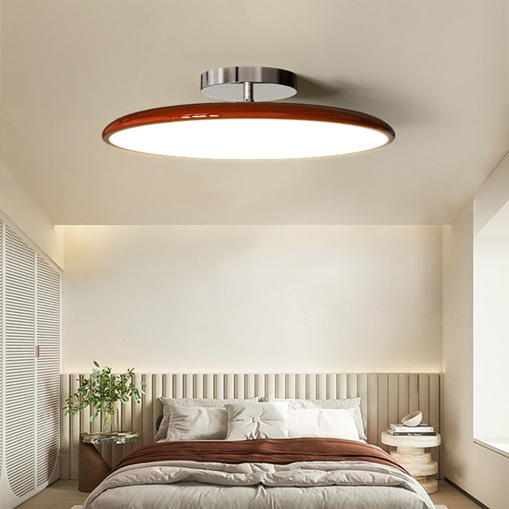 Vintage Flush Mount Ceiling Light Elegant LED Lighting for Bedroom & Living Room