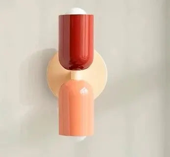 Twin glow wall spotlight retro duo