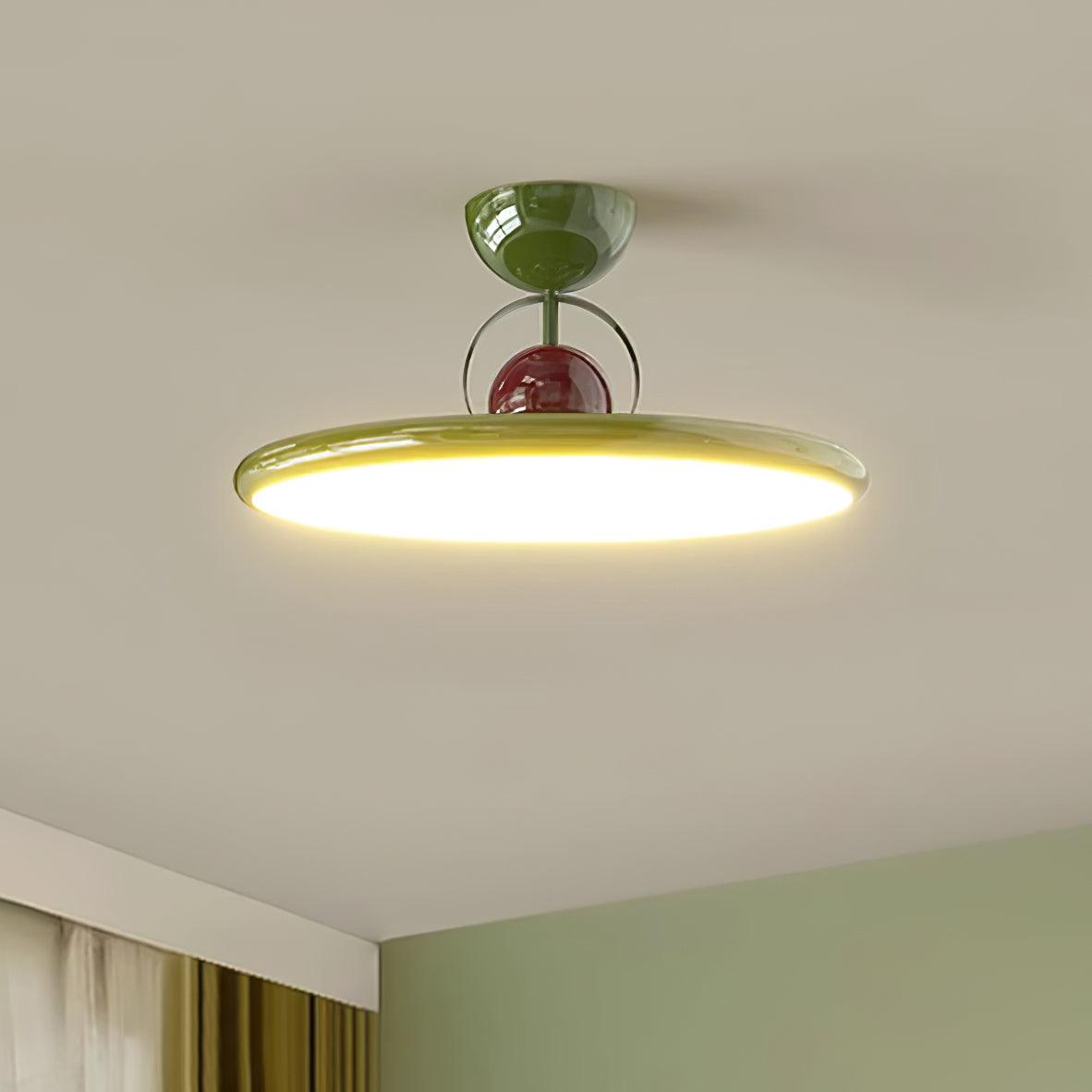 Modern LED Ceiling Light Round Design with Balanced Ambient Glow