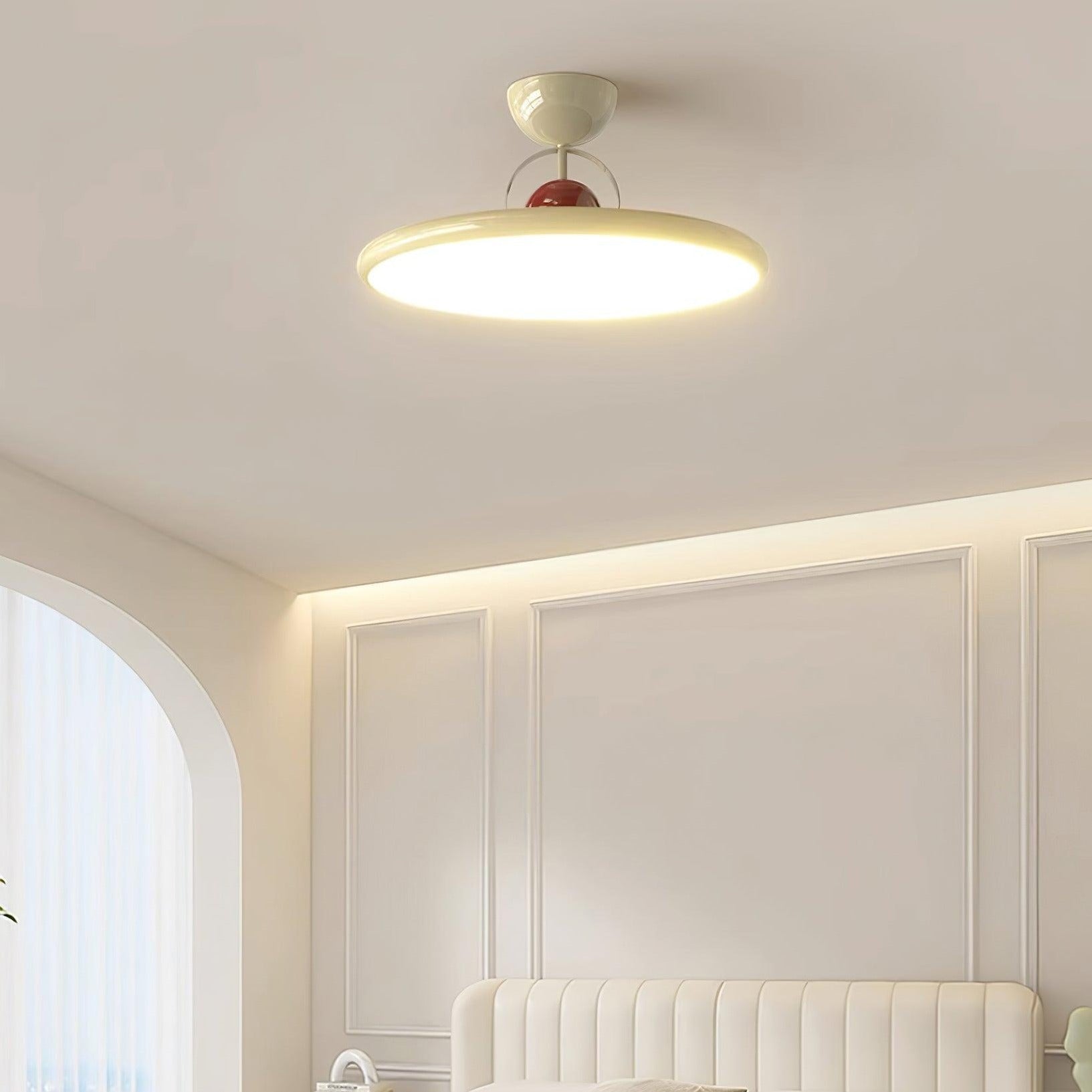 Modern LED Ceiling Light Round Design with Balanced Ambient Glow
