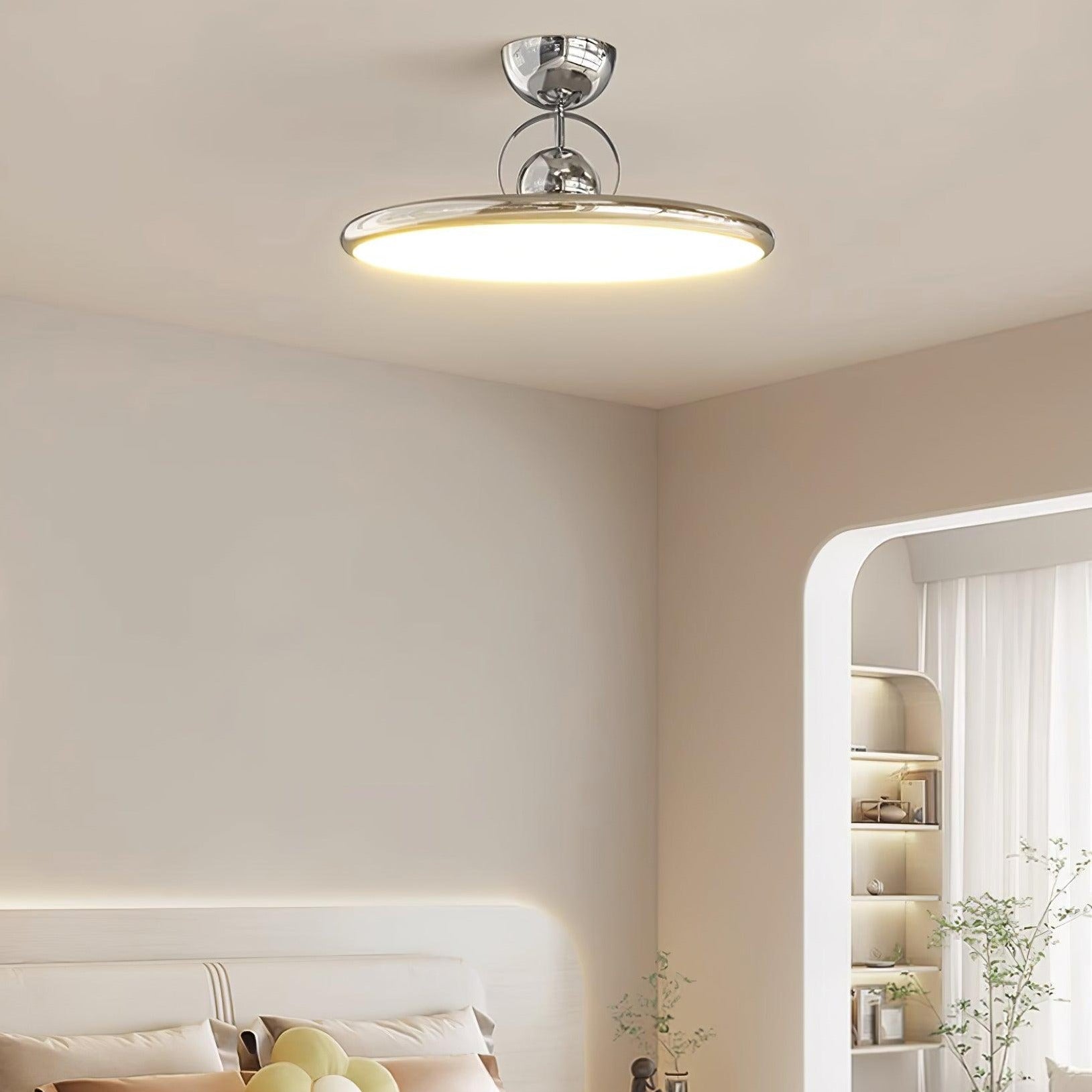 Modern LED Ceiling Light Round Design with Balanced Ambient Glow