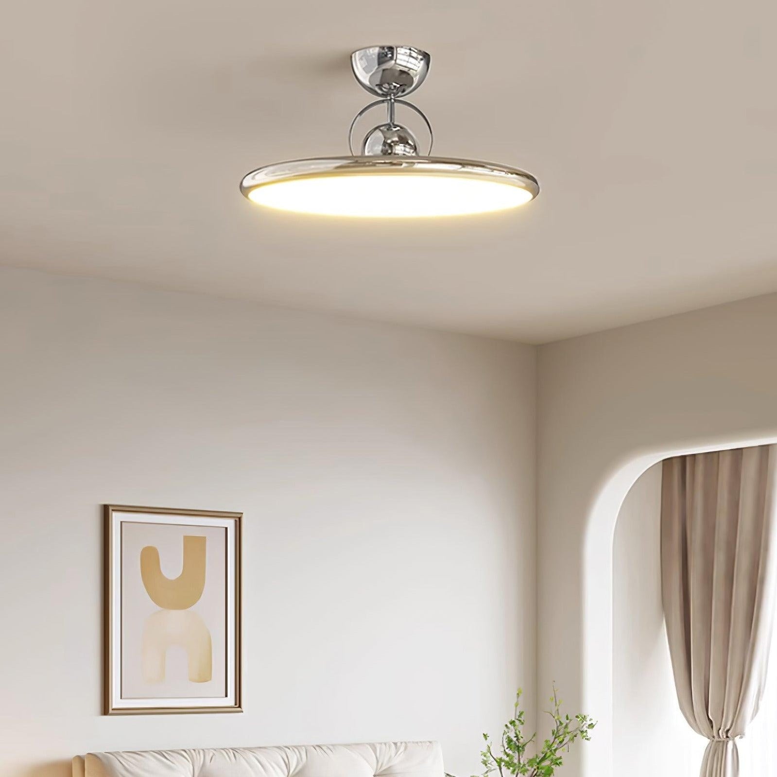 Modern LED Ceiling Light Round Design with Balanced Ambient Glow