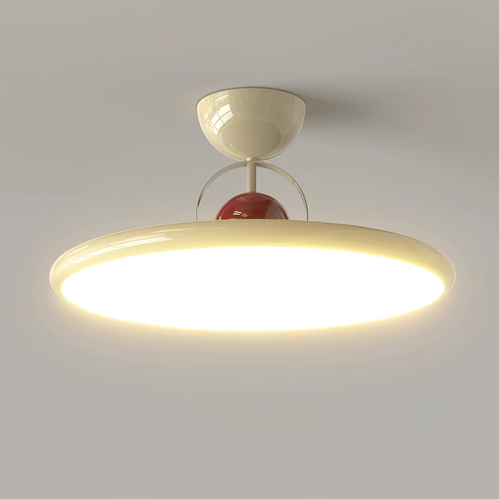 Modern LED Ceiling Light Round Design with Balanced Ambient Glow