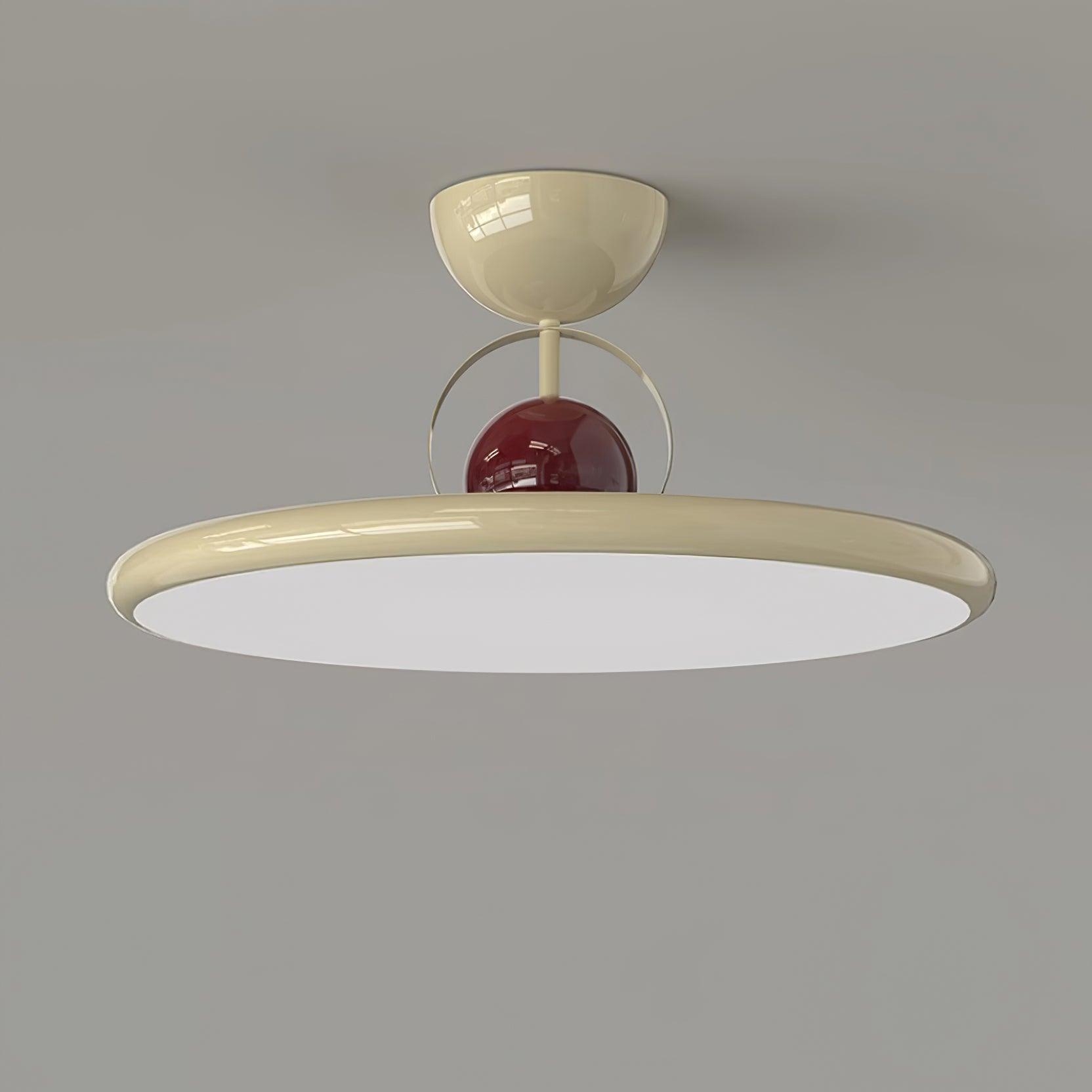 Modern LED Ceiling Light Round Design with Balanced Ambient Glow