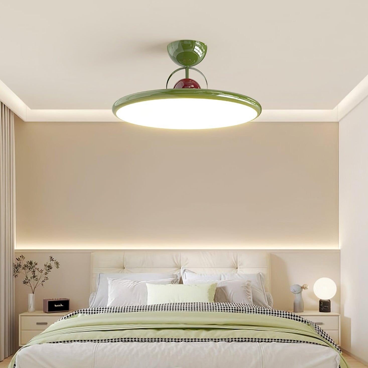 Modern LED Ceiling Light Round Design with Balanced Ambient Glow