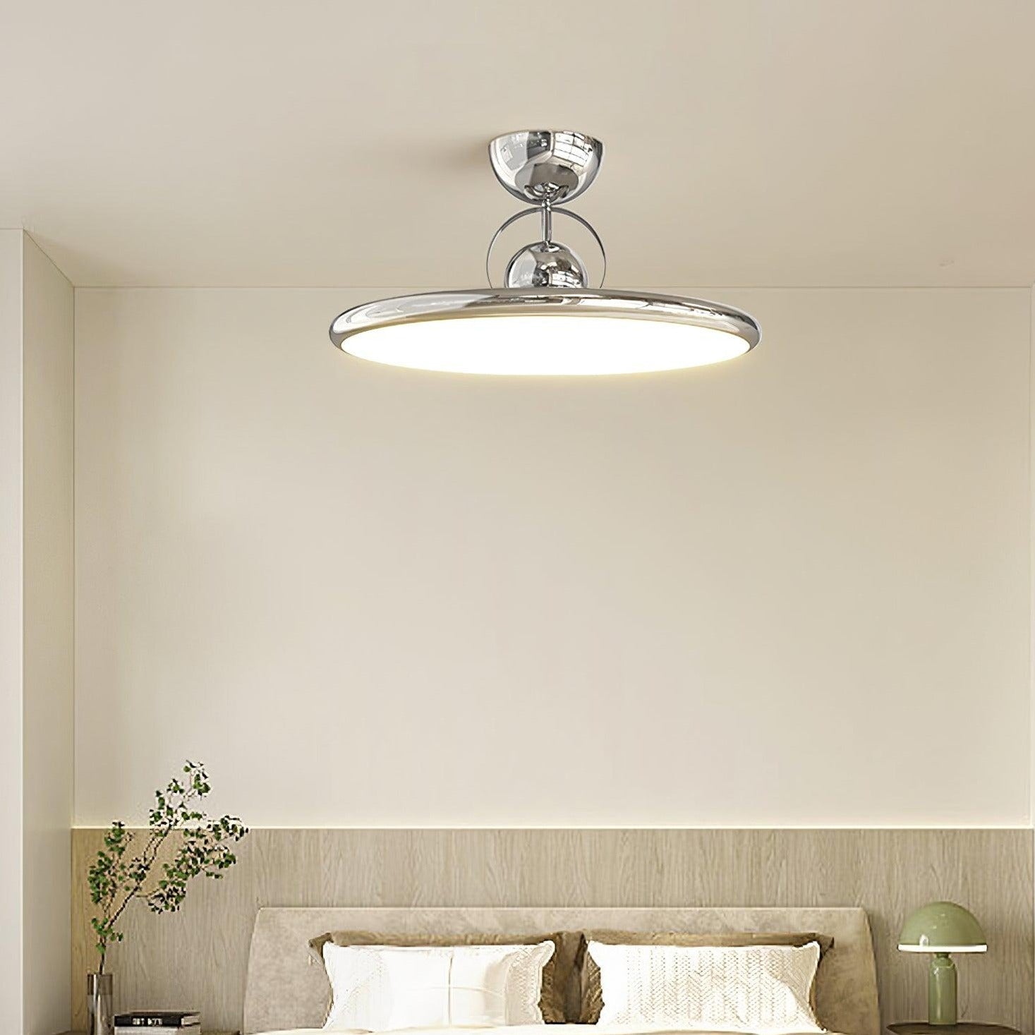 Modern LED Ceiling Light Round Design with Balanced Ambient Glow