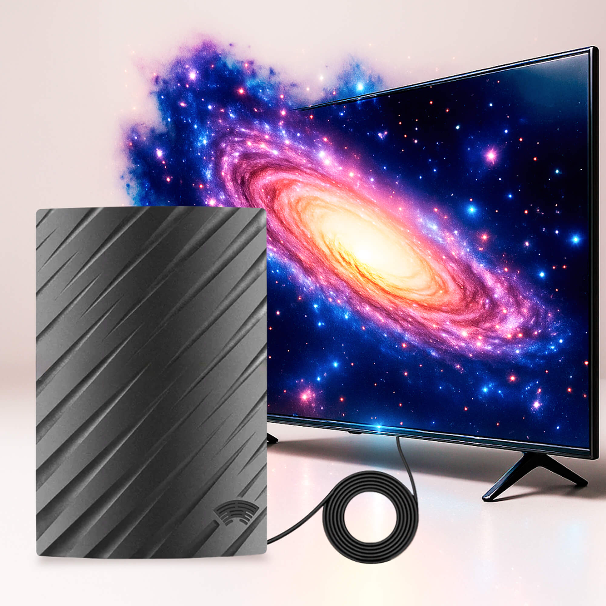Indoor Digital TV Antenna Long Range 4K HD Reception