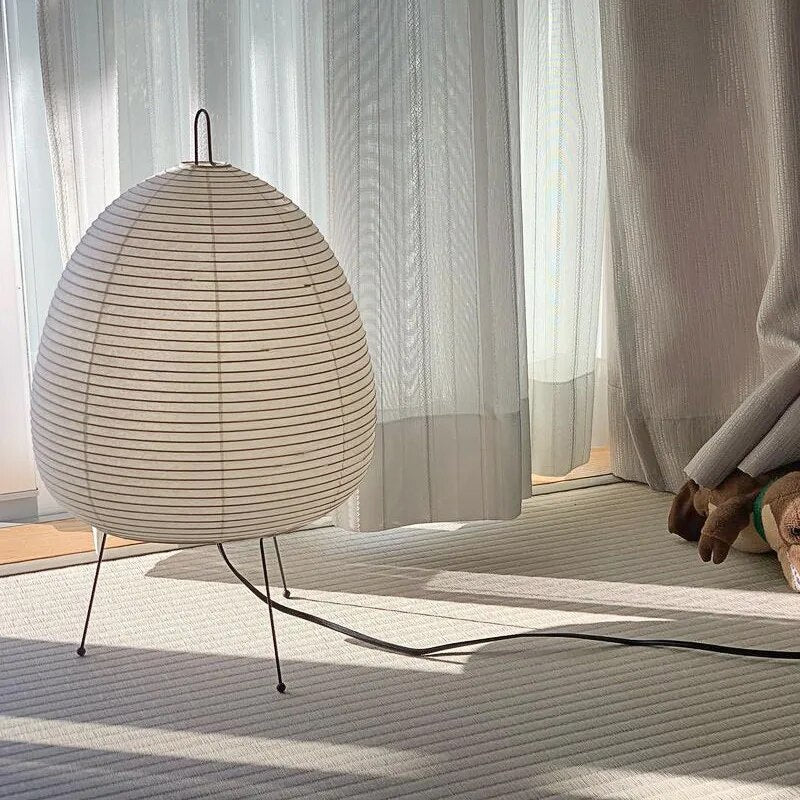 LED Japanese Rice Paper Table Lamp
