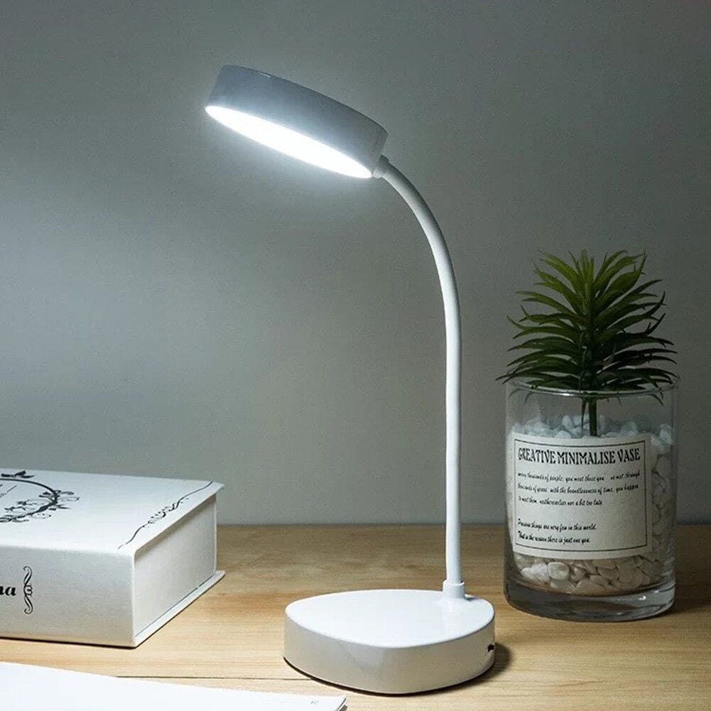 LED Desk Lamp with Adjustable Brightness and Flexible Movement