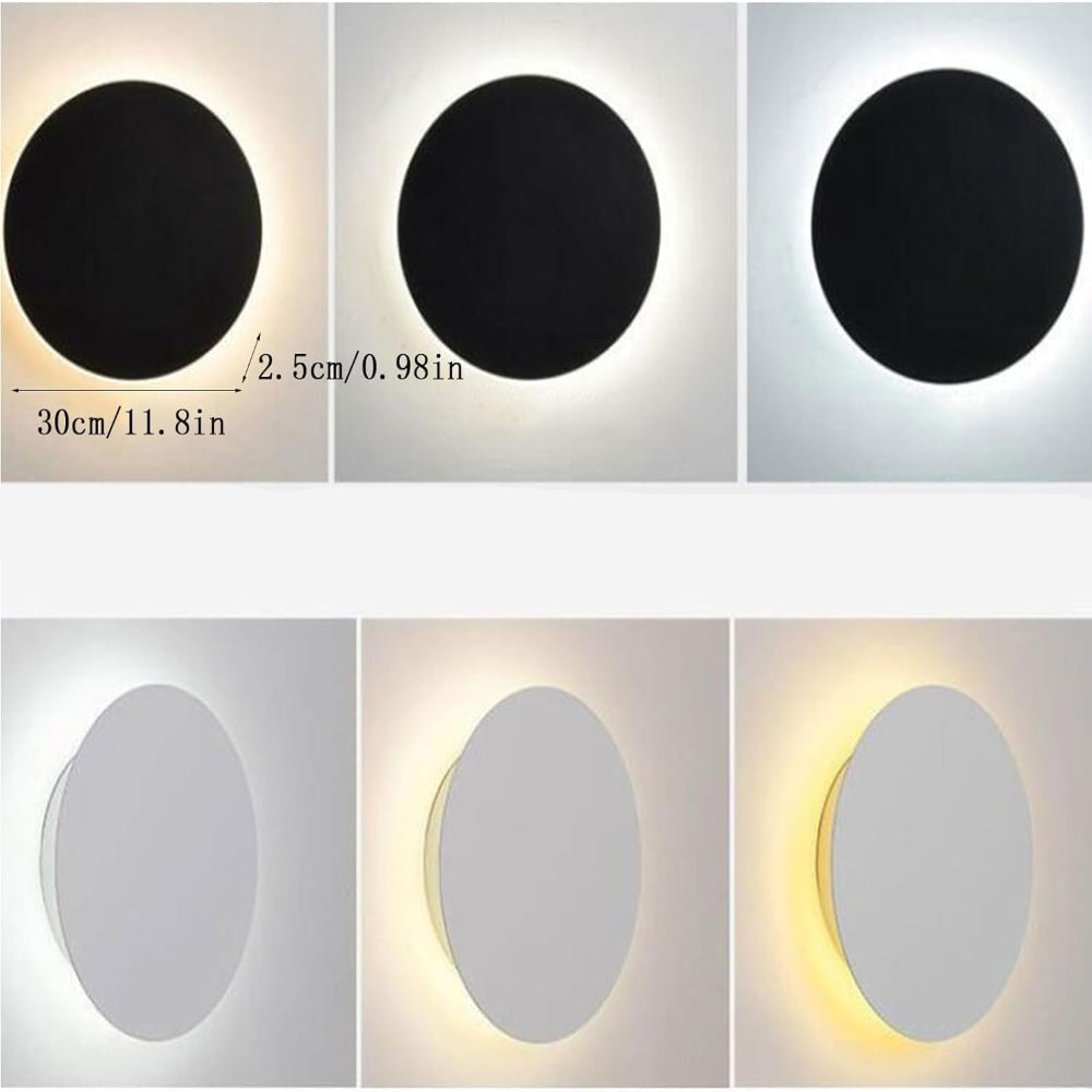 Modern Round LED Wall Light Energy-Efficient Indoor Lighting