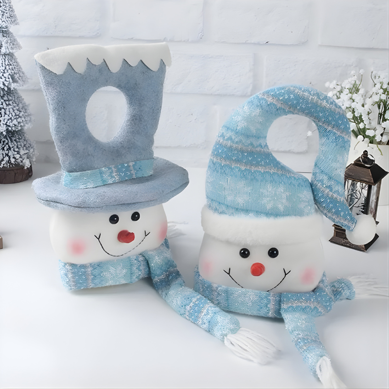 Light-Up Indoor Snowman Holiday Decor Soft-Glow Figures for Cozy Christmas