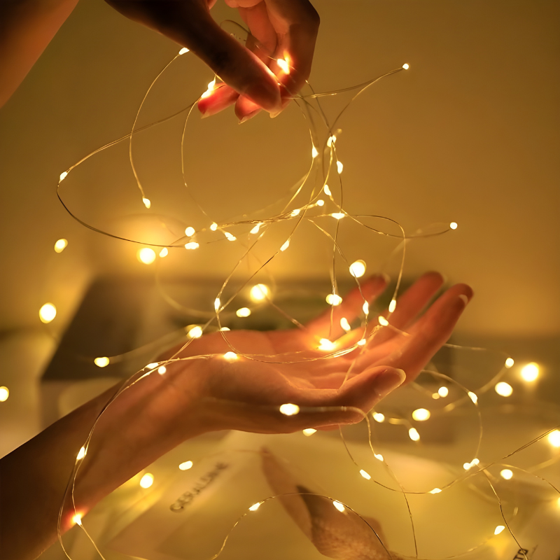 Gradient LED Fairy String Lights for Cozy Home and Seasonal Decor