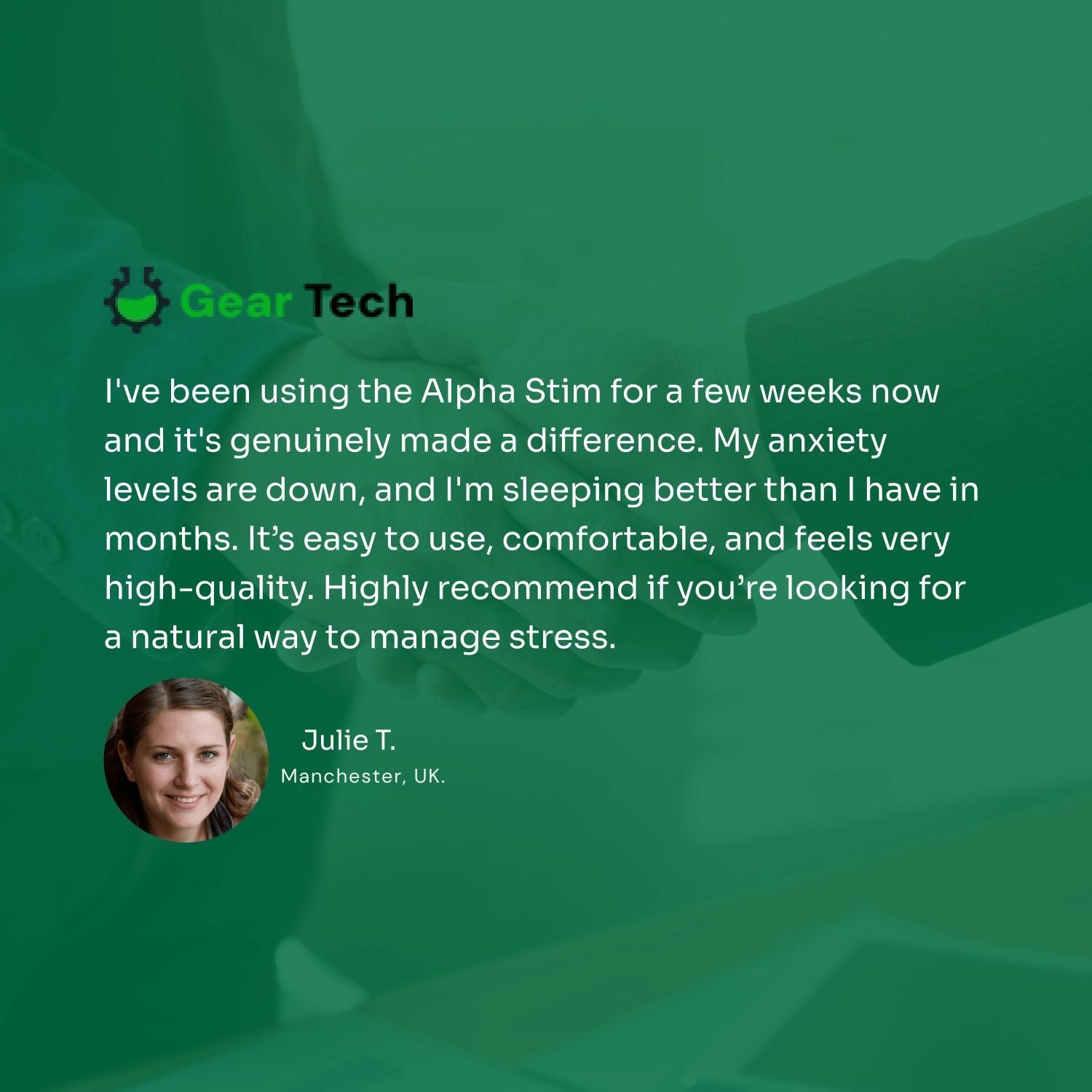 CES Therapy Device Non-Invasive Support for Anxiety Insomnia and Pain