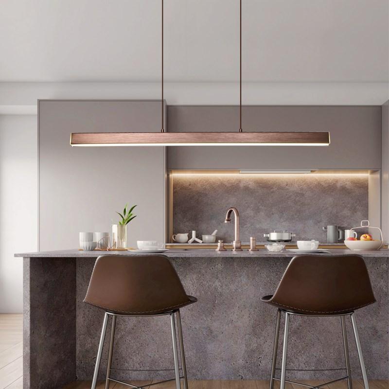 Edge Linear LED Pendant Light Modern Sleek Linear Lighting